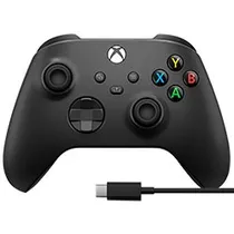 Controle Microsoft para Xbox Wireless / Cabo USB-C - Preto