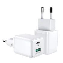 Cargador Rapido Joyroom Inteligente Mini de Doble Fuente de 30W L-QP303