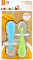 Kit Talheres Gentle Scoop Munchkin - 1472 Azul/Verde