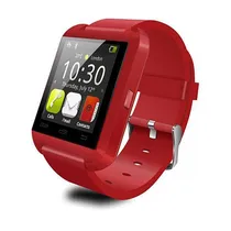 Relógio Smartwatch Touch Screen Capacitive Bluetooth USB Vermelho
