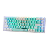 Redragon Teclado Wireless Castor Pro K631RGB-Pro-GW Ingles Verde/Blanco