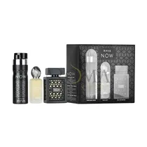 Kit Perfume Lattafa Rave Now Black Masculino 3PCS