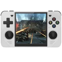 Console Portátil Powkiddy RGB30 64GB de 4" com 10.000 Jogos - Branco