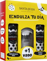 Kit Vinho Santa Julia Dulce Tinto + Copo