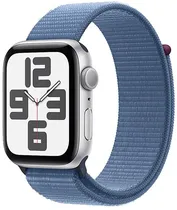 Apple Watch Se 2 (GPS) Caixa Alumínio Silver 44MM Pulseira Sport Loop Winter Blue MREF3LL