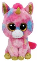 Pélucia TY Beanie Boos Fantasia Unicórnio