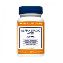 Alpha Lipoic Acid 300MG The Vitamin Shoppe 60 Cápsulas