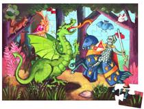 Quebra-Cabeca The Knight And Dragon Djeco (36 Pecas) DJ07223