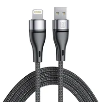 Cabo Ur U-10 / USB-A - Lightning / 27W / 1 Metro - Nylon Preto