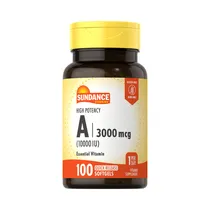 Vitaminas Sundance High Potency A 10.000 Iu 100 Cápsulas