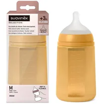 Suavinex Nuery Biberon 240 Silicona Fisiologico SX Pro FM Silicona 240ML Mostaza
