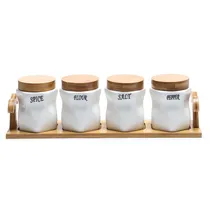Potes de Cerâmica – Conjunto com 4 Peças 9X6 CM