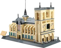 Blocos de Construção Architecture Notre-Dame de Paris Wange - 5210 (1382 Peças)