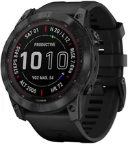 Relógio GPS Garmin Fenix 7X Sapphire Solar 010-02541-25 - Preto Titânio