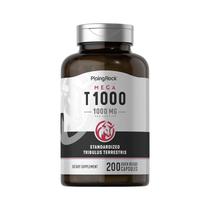 Suplemento Piping Rock Mega T1000 Tribulus Max 1000MG 200 Capsulas