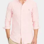 Polo Ralph Lauren Caballero Camisas Mangas Largas s/M L Rosado