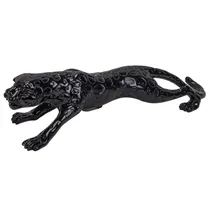 Estátua Decorativa de Pantera 30 CM Preta