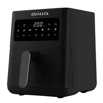 Fritadeira Elétrica Aiwa AWFK45 1.350 Watts 4.5 Litros 220 - 240 V ~ 50/60 HZ - Preta/Cinza (Riscado)