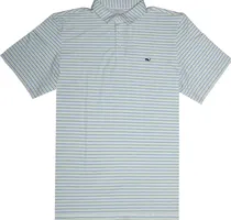 Outlet Camiseta Polo Vineyard Vines Masculina - White Mint Ocean