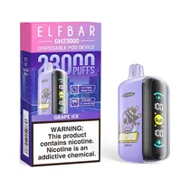 Pod Descartável Elfbar GH23000 Grape Ice 23.000 Puffs