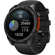Relógio Smartwatch Garmin Fenix 8 Amoled - Preto (010-02904-00)