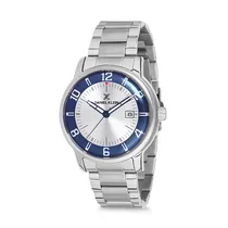 Relógio Analógico Masculino Daniel Klein Premium DK12113-3 - Prata e Azul