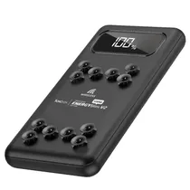 Foxbox Cargador Portatil Energy Slim Wireless V2 12000MAH/4.5A Negro