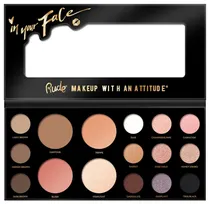 Paleta Sombra Rude In Your Face 3 Em 1 75028 - 24G (16 Cores)