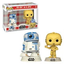 Funko Pop Disney 100TH Star Wars R2-D2 & C-3PO Retro *Ex* 2PACK 74477