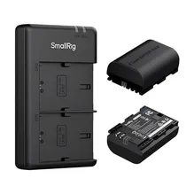 Kit Carregador de Bateria Smallrig 5408 + 2 Baterias LP-E6P para Câmeras Canon