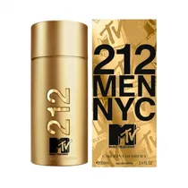 Perfume Carolina Herrera 212 Men NYC MTV Edt Masculino 100ML