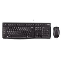 Teclado Kit + Mouse USB Logitech MK120  Preto (Espanhol)