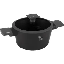 Panela Berlinger Haus Antiaderente com Tampa Preta 20CM