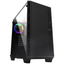 Gabinete Gamer Mtek MK220 Mid Tower/2 Fan RGB - Preto