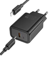 Hoco Cargador N62 USB-C 30W Fuente Black
