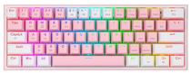 Teclado Gaming Redragon K616-RGB Fizz Pro Rosa (Ingles - 3 Modos)