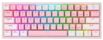 Teclado Gaming Redragon K616-RGB Fizz Pro Rosa (Inglês - 3 Modos)