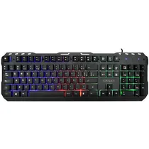 Teclado Satellite AK-851 USB / Multimidia / Backlight / Portugues – Preto