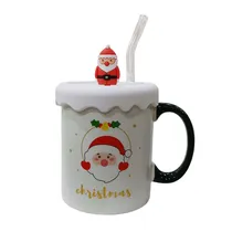 Taza Navideña Papa Noel 10X8.2CM