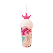 Vaso Plástico Con Pajita Rodeo 100-6852 Surtido