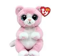 Lego Peluches TY Beanie Bellies Lillibelle Gato Rosa Regular Detalles En El Producto 3+ Multicolor