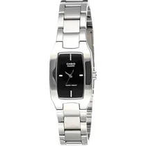 Relógio Casio LTP-1165A-1CDF Analógico Feminino - Prata/Preto