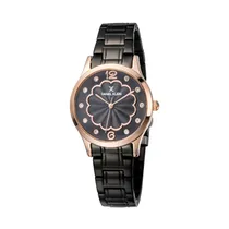 Relógio Analógico Feminino Daniel Klein Premium DK11990-5 - Preto/Rosa Ouro