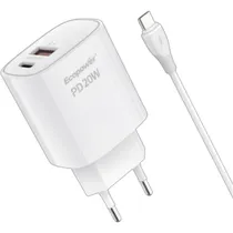 Carregador Ecopower EP-7022 USB-C/USB 20W - Branco