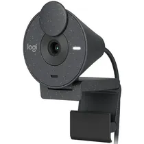 Webcam Logitech Brio 300 Full HD USB-C - Preto