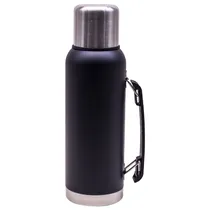 Garrafa Termica Luo LU-4738 / 1 Litro / de Aço Inoxidavel - Preto