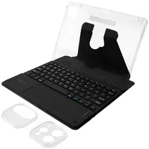 Capa + Teclado Magnético para iPad Pro de 11" 4LIFE FL11P360CTB - Preto/Transparente (Inglês)