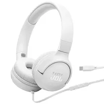Fone de Ouvido JBL Tune 520C com Microfone e Cabo de 1.20 Metros - Branco