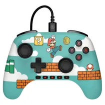Controle Powera Advantage Wired Mario Time para Nintendo Switch 2 - PWA-A-15351