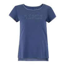 Asics Remera Training Stripe WRB3996.907 (T)M Tee Deep Ocean